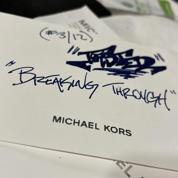 NWT Michael Kors collection, rare numbered edition Hudson graphic logo backpack - Picture 13 of 13